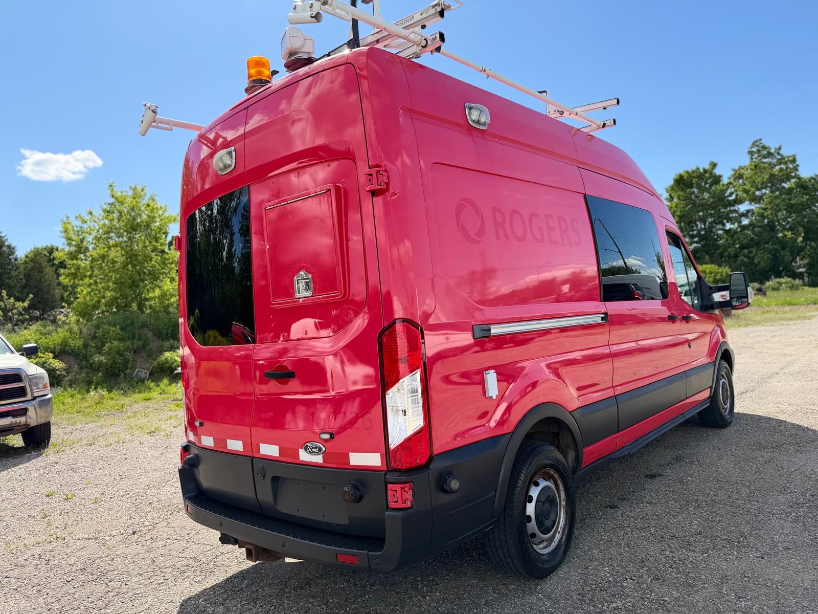 2015 Ford Transit Cargo Van Roof Rack, Inverter Inside