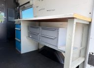 2015 Ford Transit Cargo Van Roof Rack, Inverter Inside