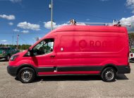 2015 Ford Transit Cargo Van Roof Rack, Inverter Inside