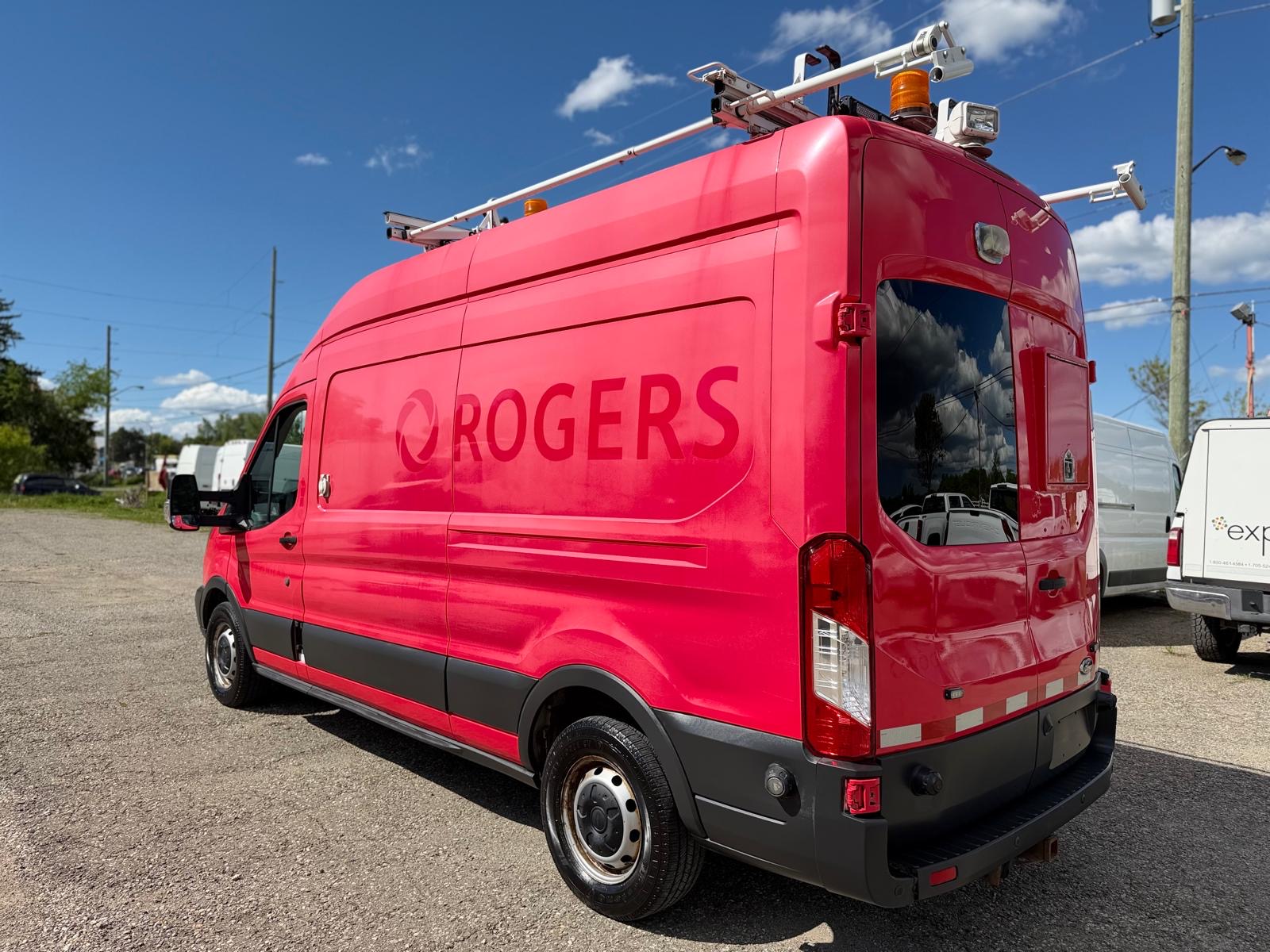 2015 Ford Transit Cargo Van Roof Rack, Inverter Inside
