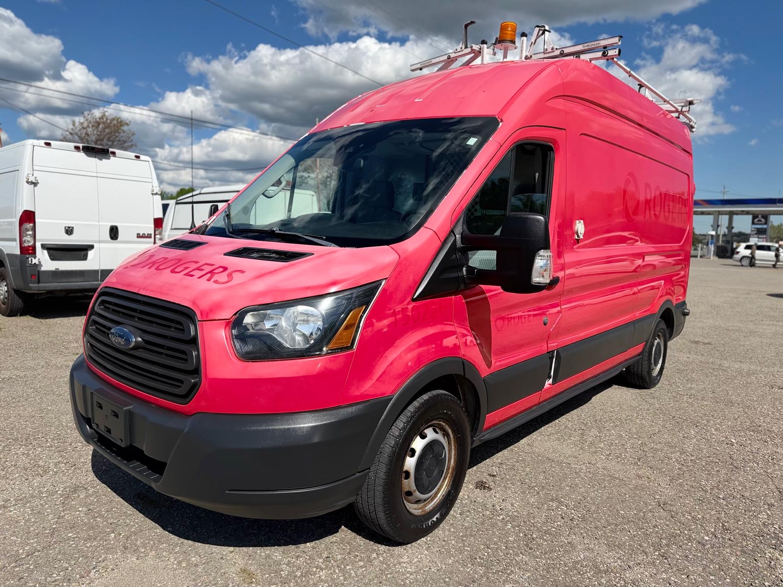 2015 Ford Transit Cargo Van Roof Rack, Inverter Inside