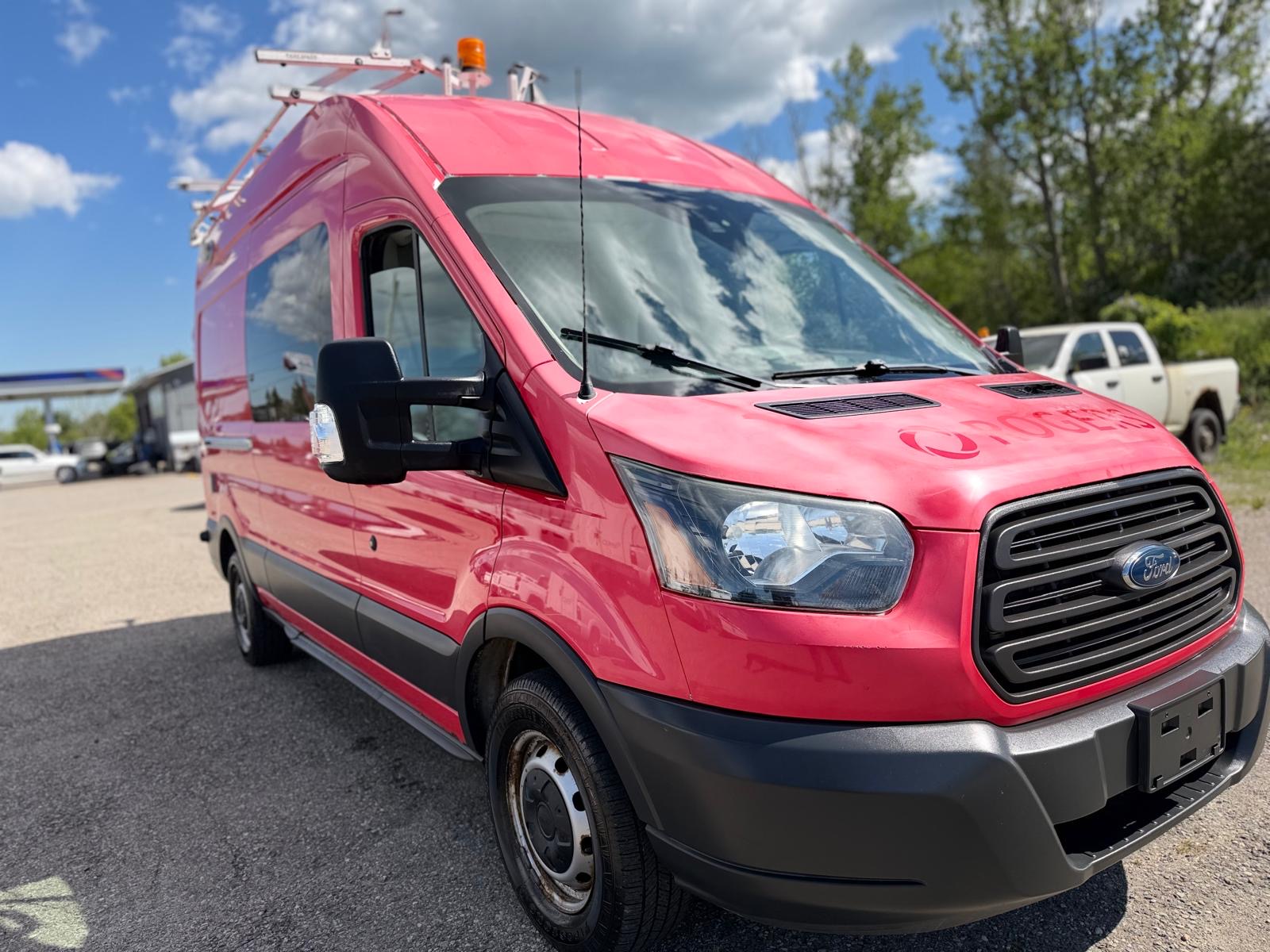 2015 Ford Transit Cargo Van Roof Rack, Inverter Inside